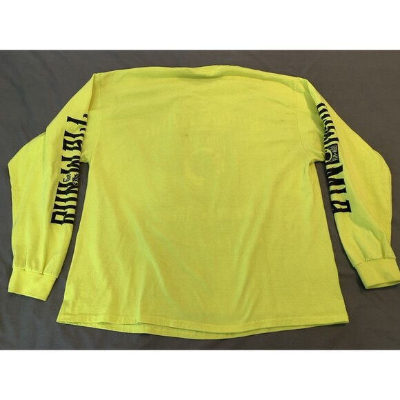 2017 Run for the Wall POW MIA 2XL Long Sleeve T-Shirt Biker Military Hi-Vis FLAW - Picture 8 of 10